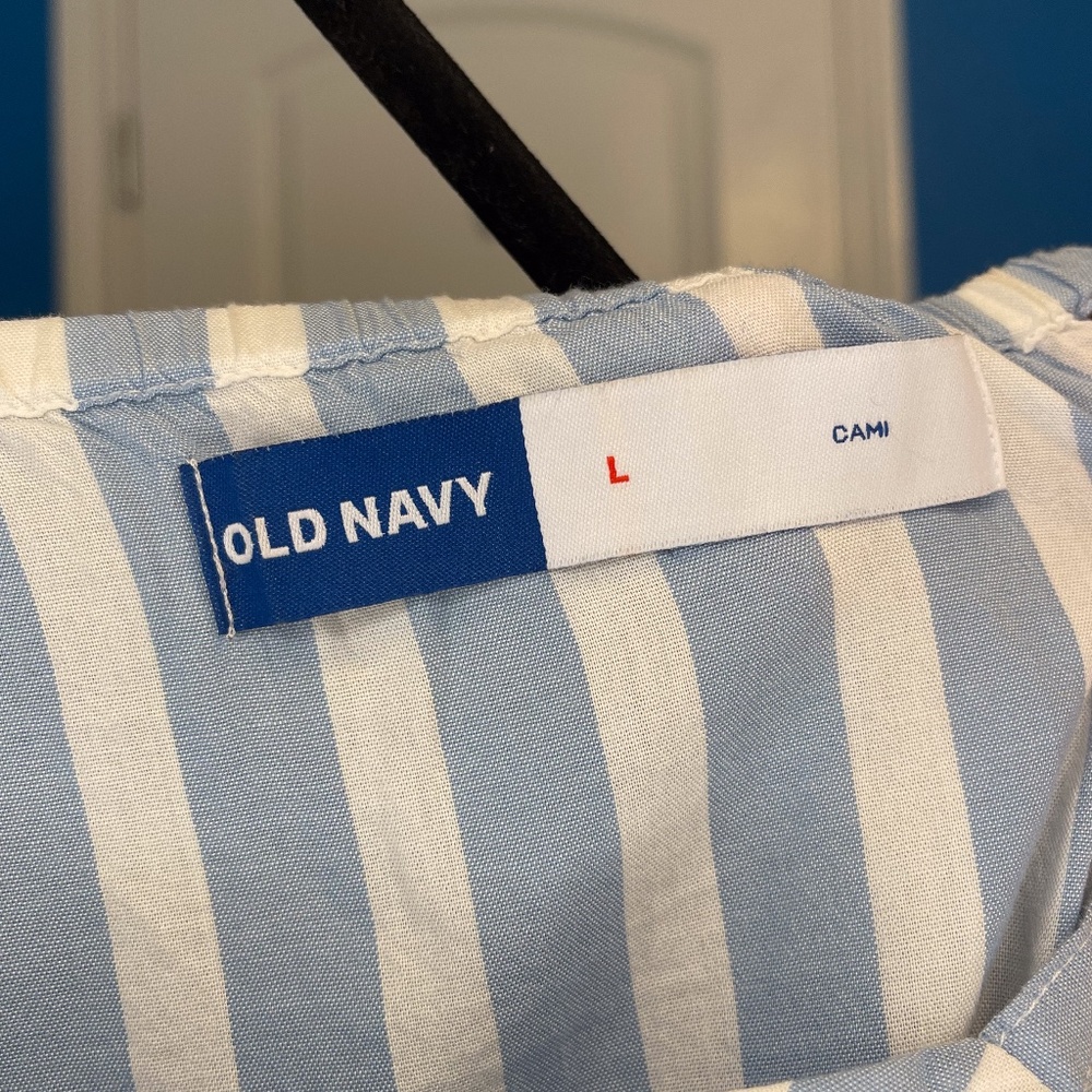 Old Navy Striped Maxi Cami Swing Dress - Picture 4 of 7